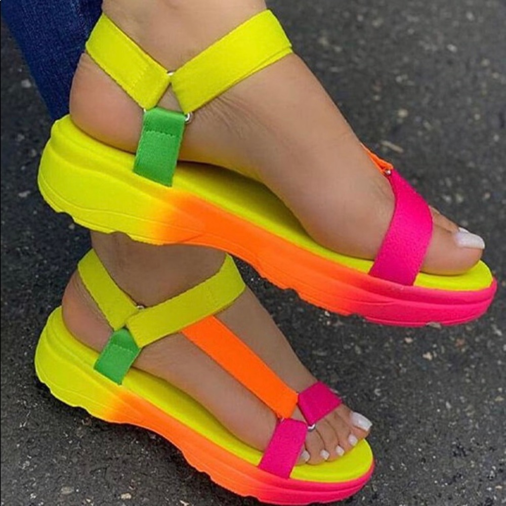 T-strap Sandals